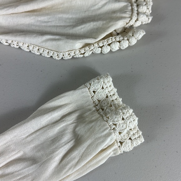 Cream cardigan woven edges - Picture 5 of 5